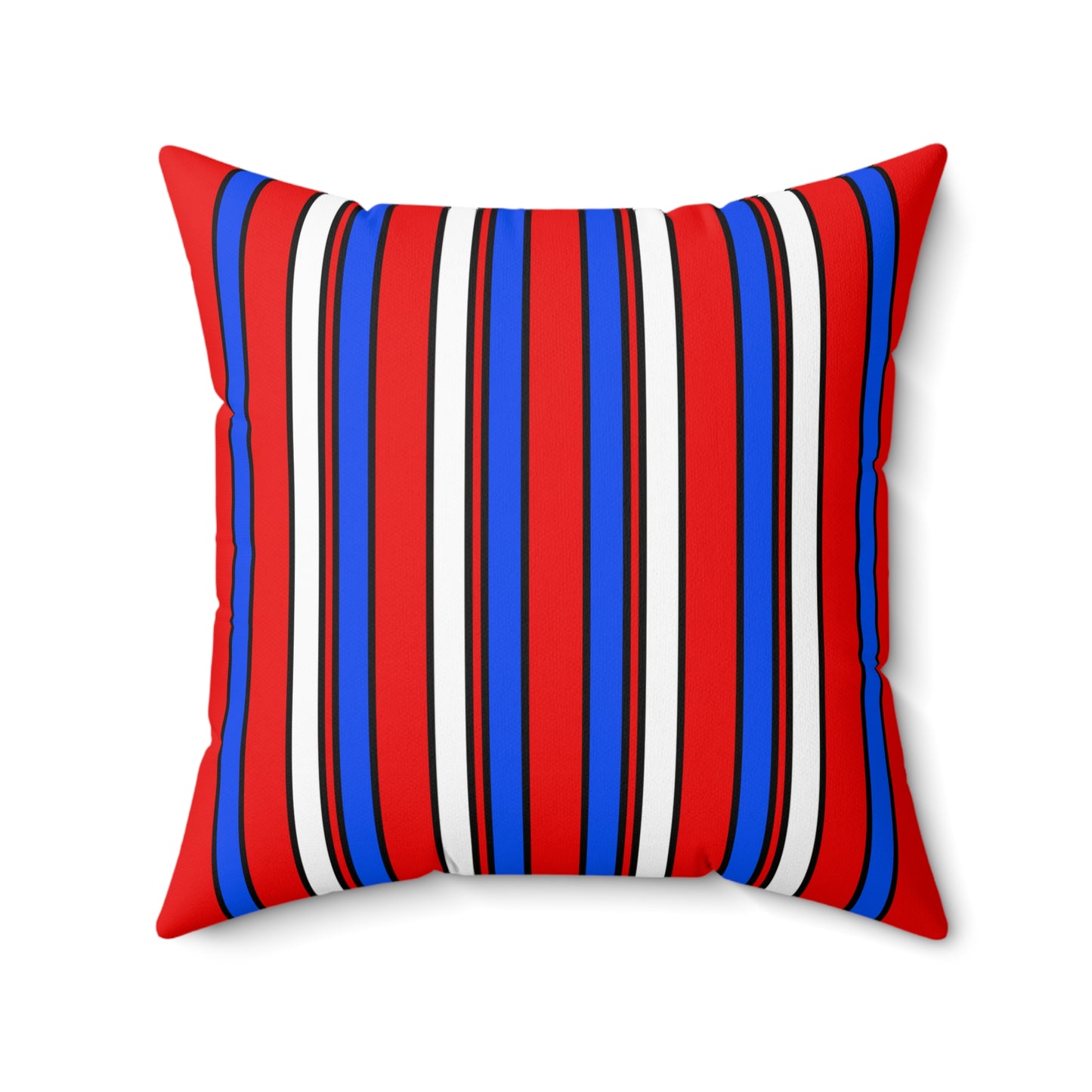 Puerto Rico Retro Stripes Cushion Pillow