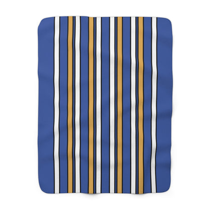 Marshall Islands Retro Stripes Blanket Throw
