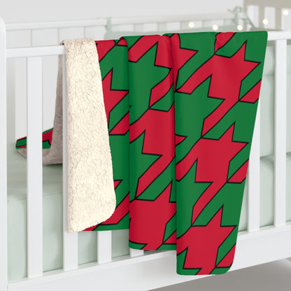 Maldives Retro Houndstooth Blanket Throw