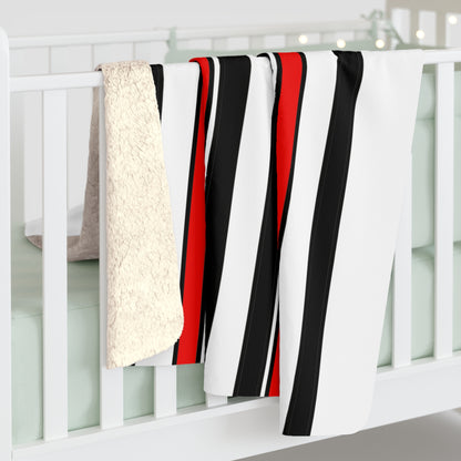 Yemen Retro Stripes Blanket Throw