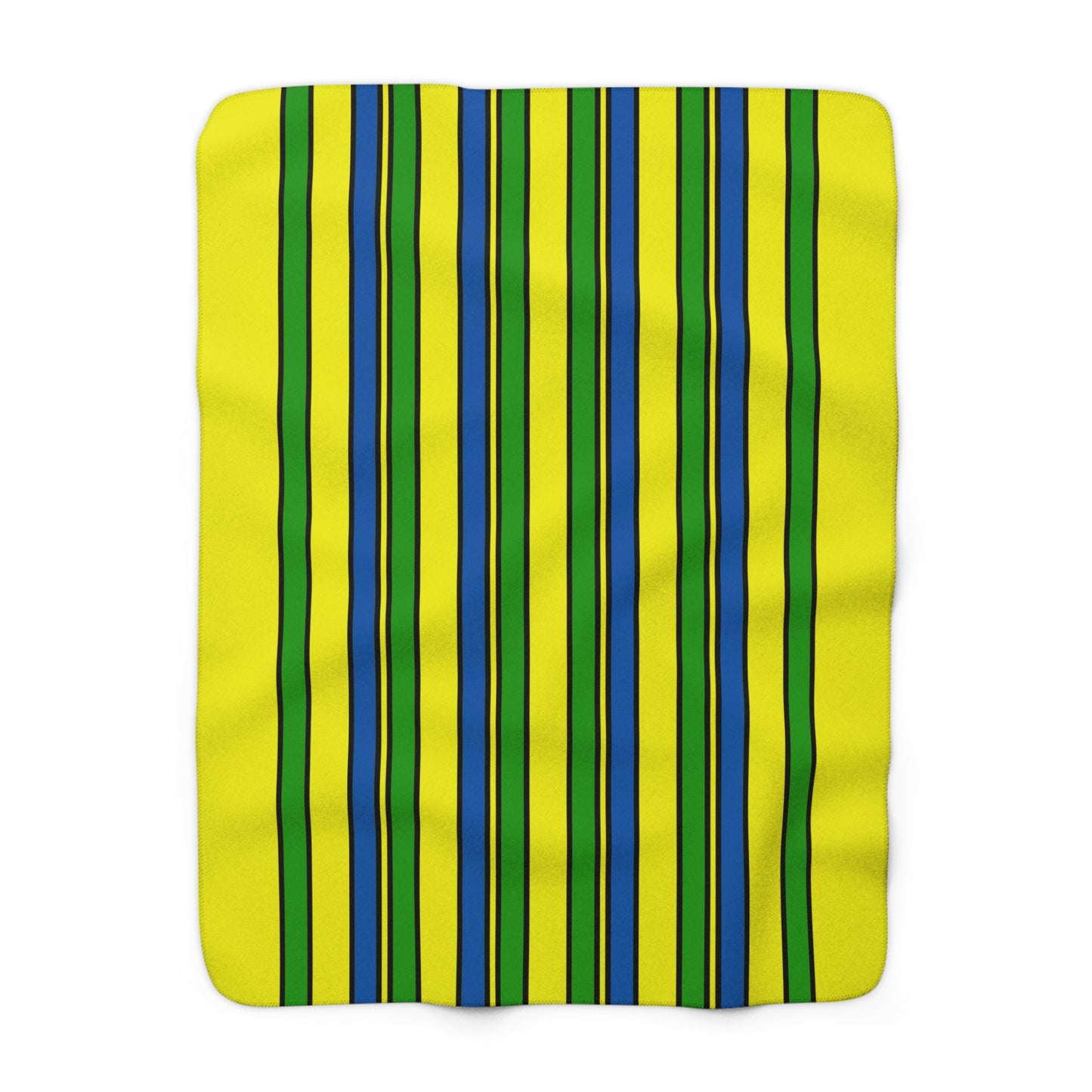 Saint Vincent And The Grenadines Retro Stripes Blanket Throw