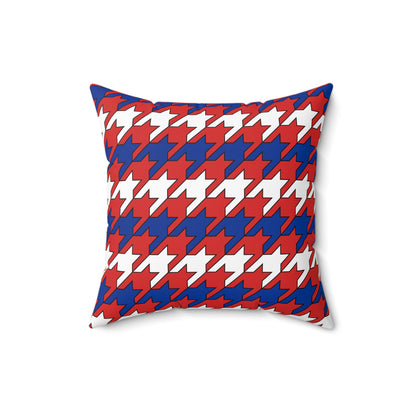 Bouvet Island Retro Houndstooth Cushion Pillow