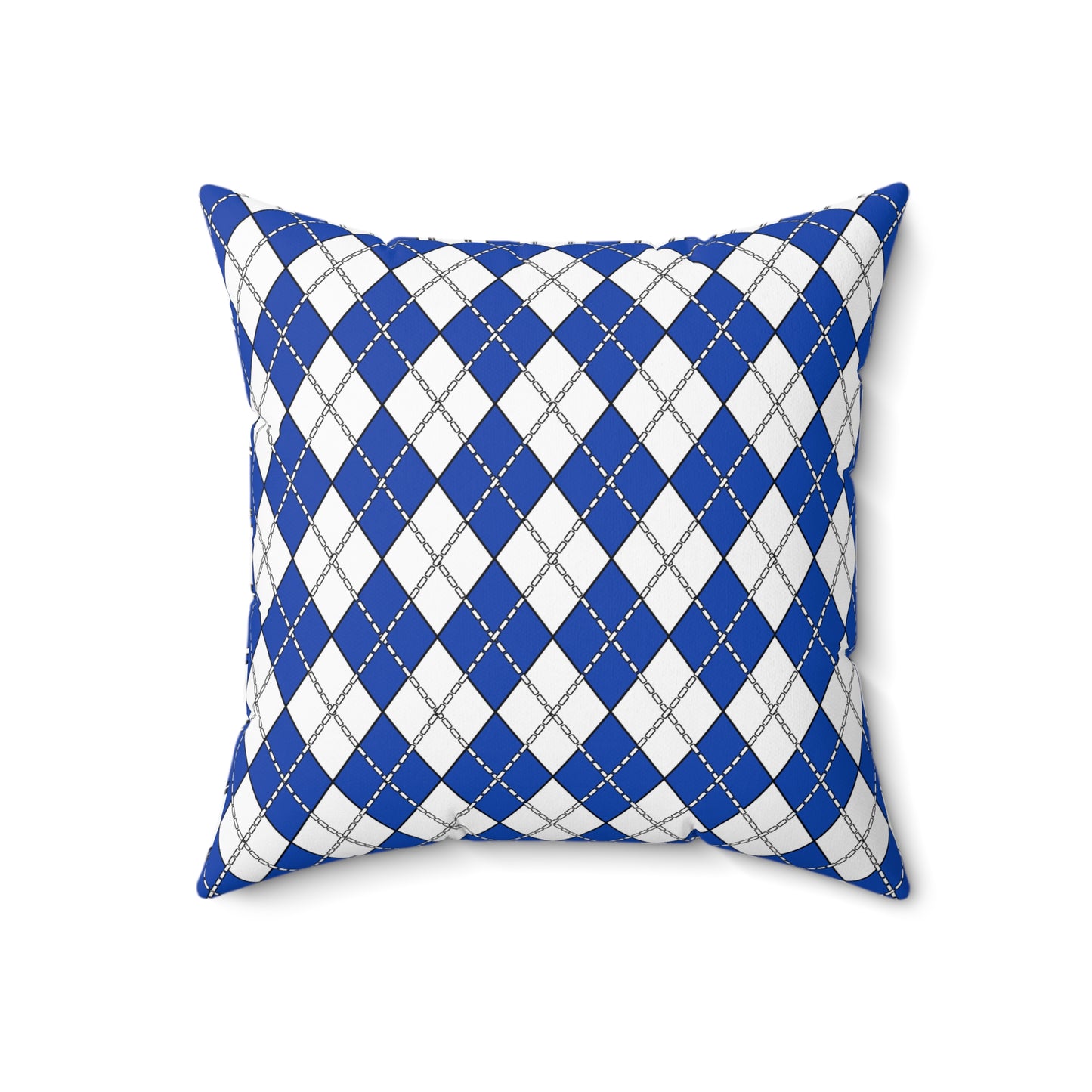El Salvador Retro Argyle Cushion Pillow
