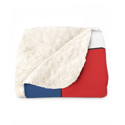 Czechia Retro Check Blanket Throw