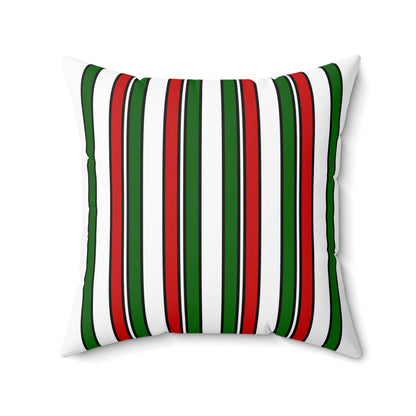 Tajikistan Retro Stripes Cushion Pillow