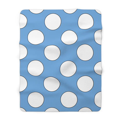 Argentina Retro Polka Dots Blanket Throw