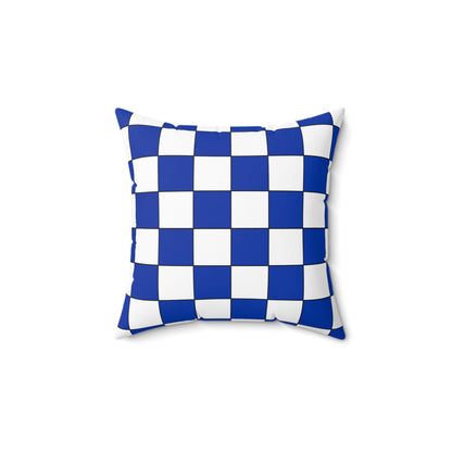 Uruguay Retro Check Cushion Pillow