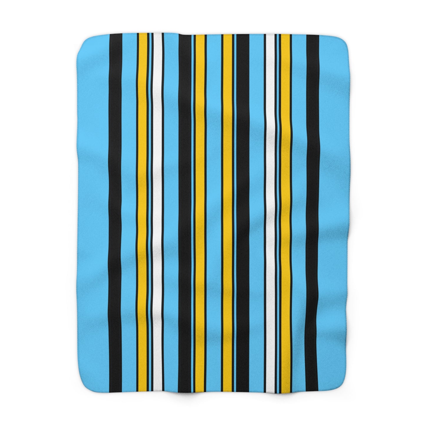 Saint Lucia Retro Stripes Blanket Throw