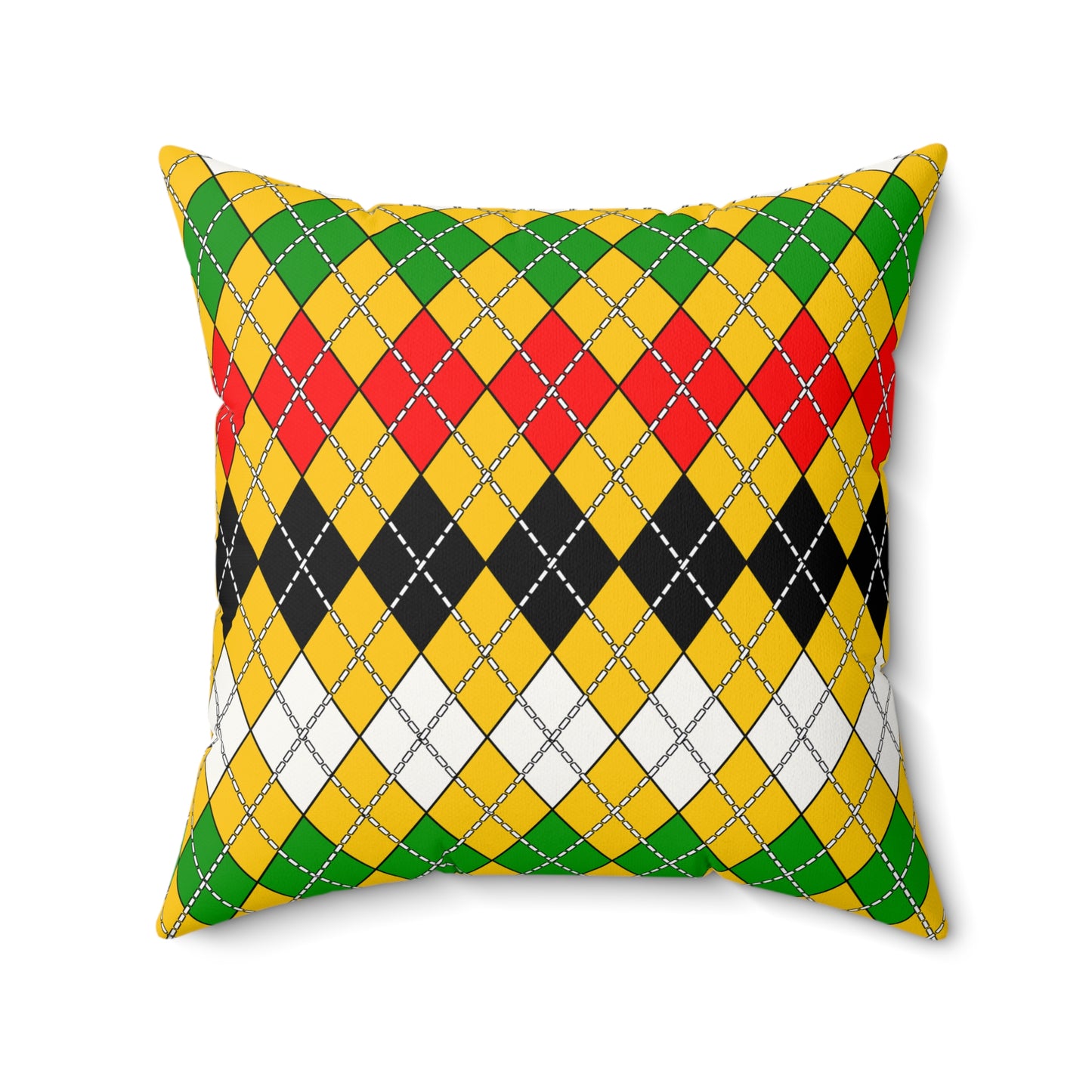 Mozambique Retro Argyle Cushion Pillow