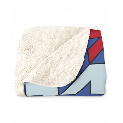Guam Retro Houndstooth Blanket Throw