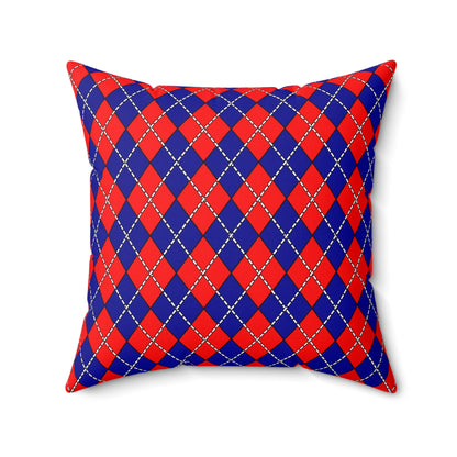 Taiwan Retro Argyle Cushion Pillow