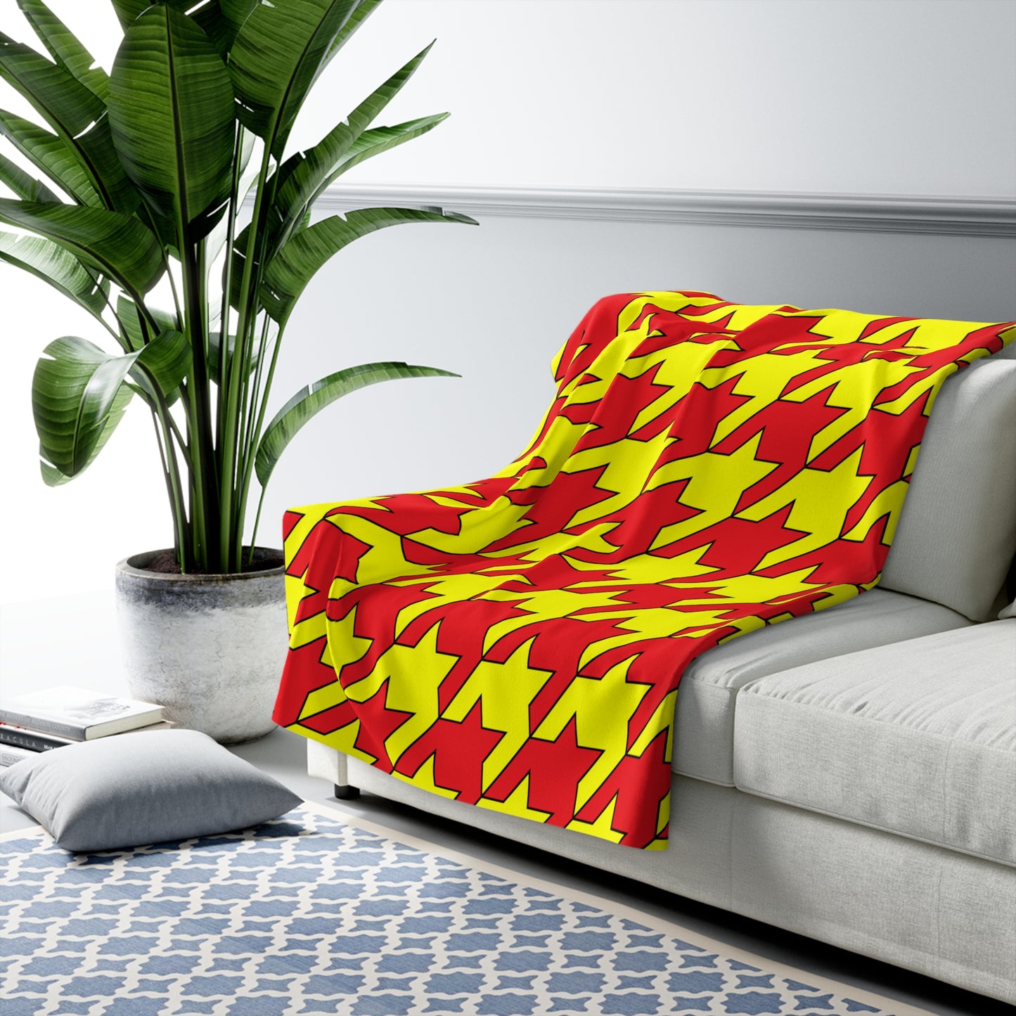 China Retro Houndstooth Blanket Throw