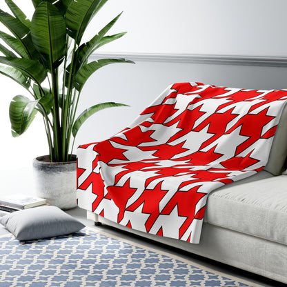 Switzerland Retro Houndstooth Blanket Throw