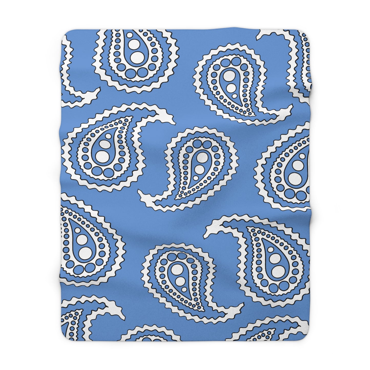 Micronesia Retro Paisley Blanket Throw