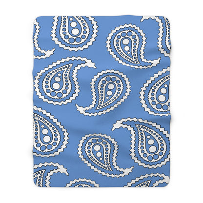 Micronesia Retro Paisley Blanket Throw