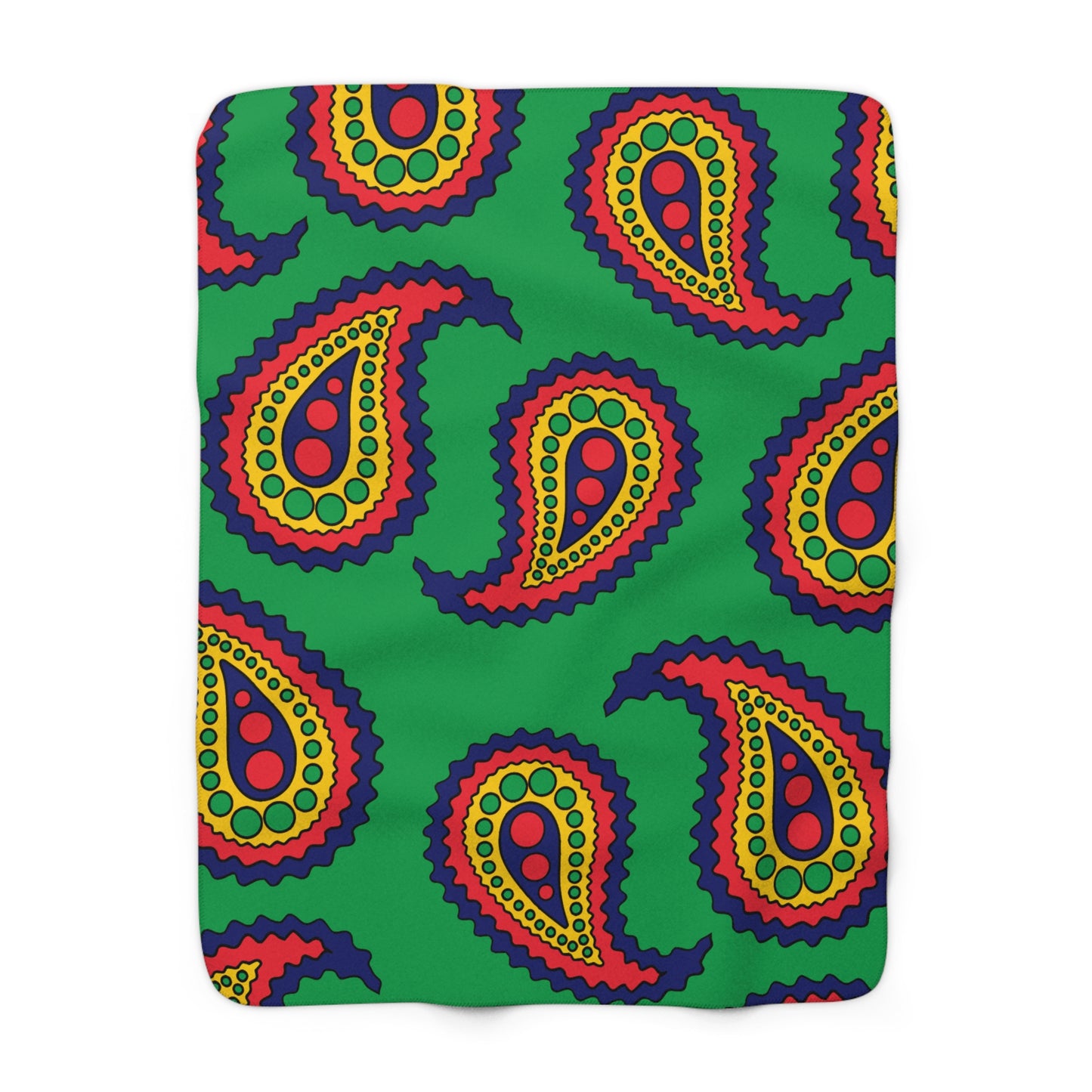 Mauritius Retro Paisley Blanket Throw