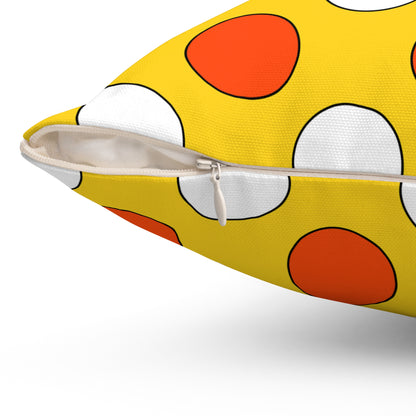 Bhutan Retro Polka Dots Cushion Pillow