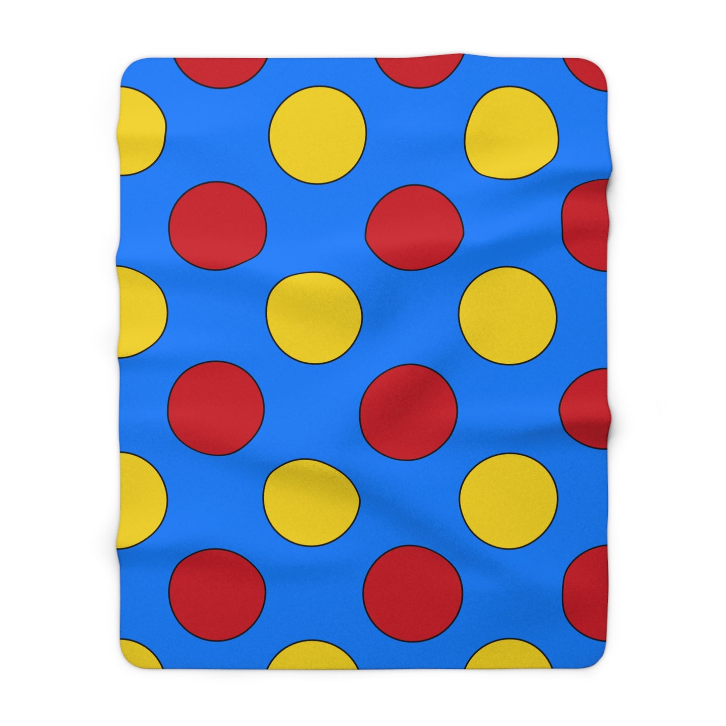 Democratic Republic of the Congo Retro Polka Dots Blanket Throw