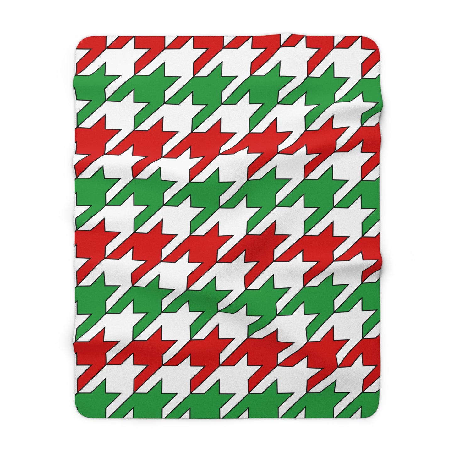 Iran Retro Houndstooth Blanket Throw