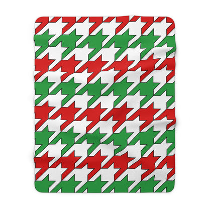 Iran Retro Houndstooth Blanket Throw