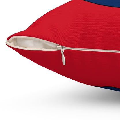 Dominican Republic Retro Target Cushion Pillow