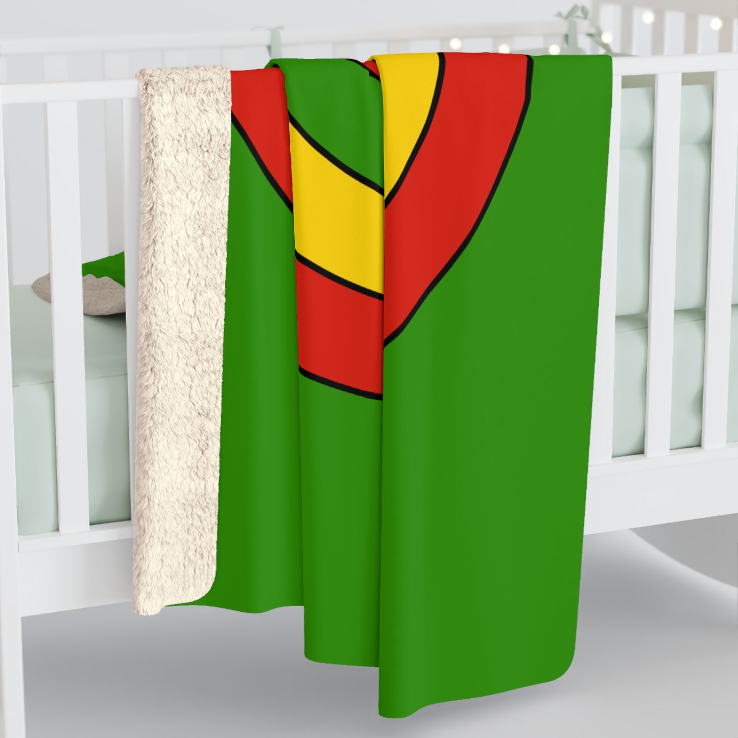 Benin Retro Target Blanket Throw