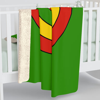 Benin Retro Target Blanket Throw