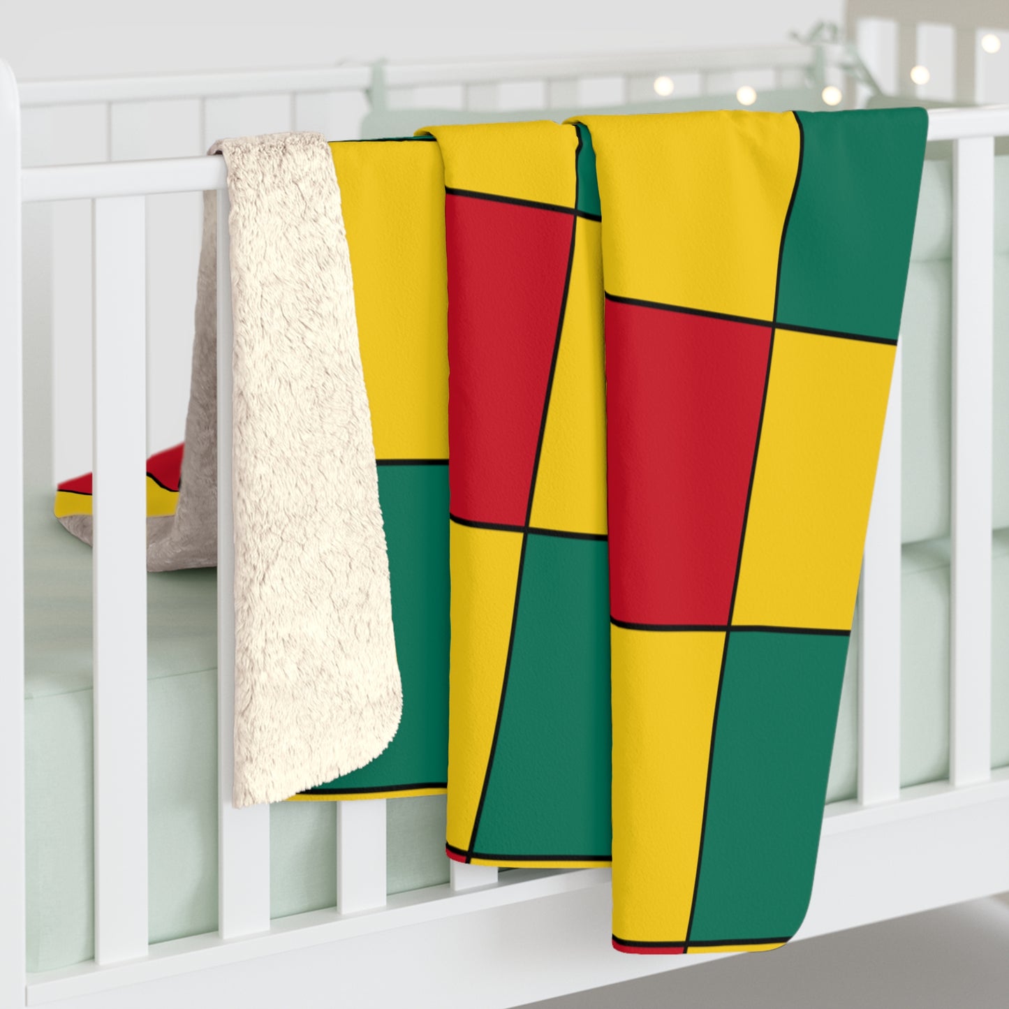 Cameroon Retro Check Blanket Throw