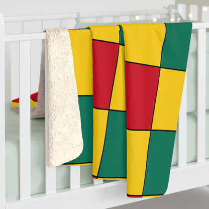 Cameroon Retro Check Blanket Throw