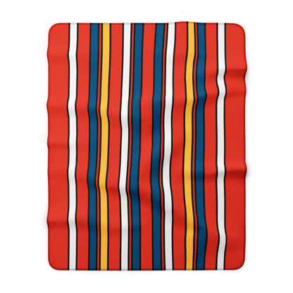 Kiribati Retro Stripes Blanket Throw