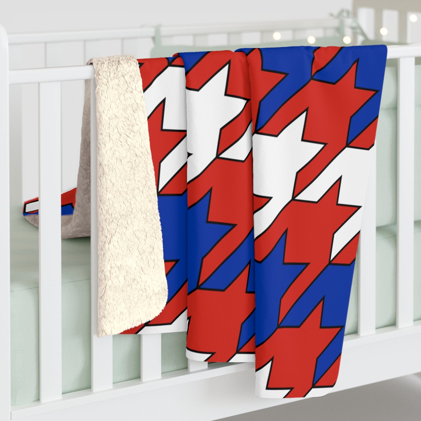 Paraguay Retro Houndstooth Blanket Throw
