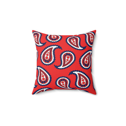 Svalbard And Jan Mayen Retro Paisley Cushion Pillow