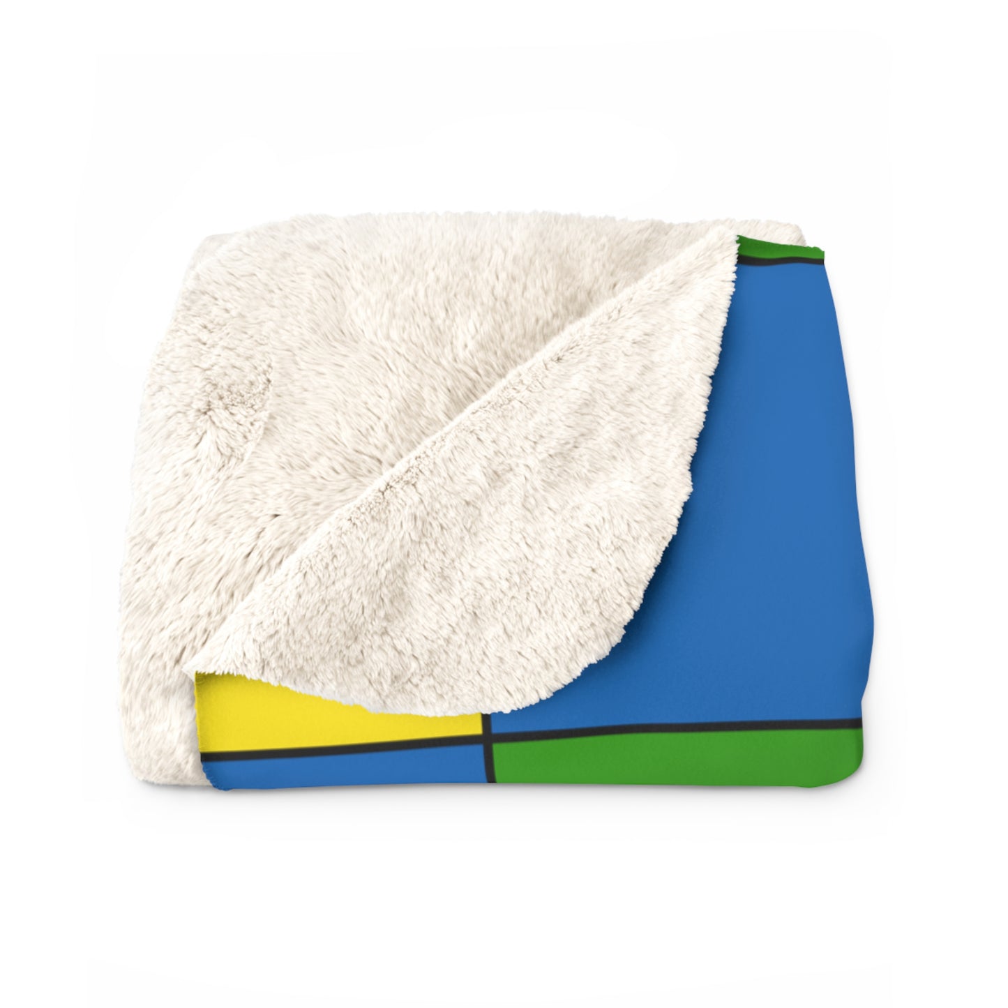 Gabon Retro Check Blanket Throw