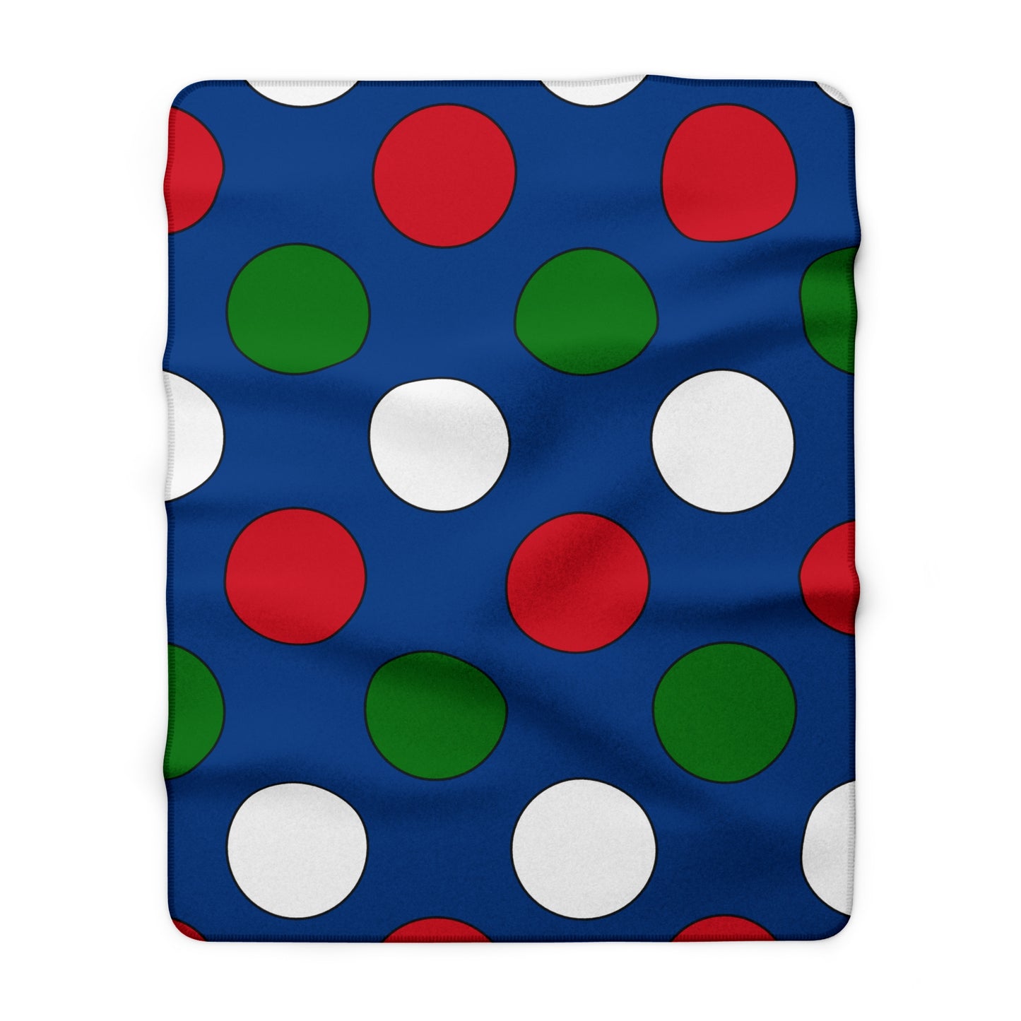 Belize Retro Polka Dots Blanket Throw