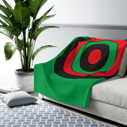 Martinique Retro Target Blanket Throw