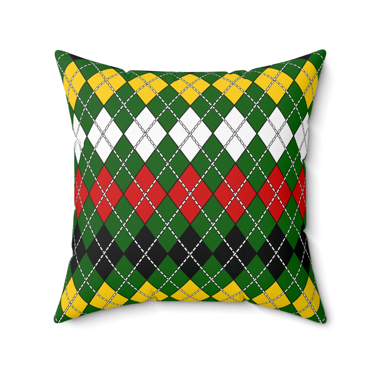 Zimbabwe Retro Argyle Cushion Pillow