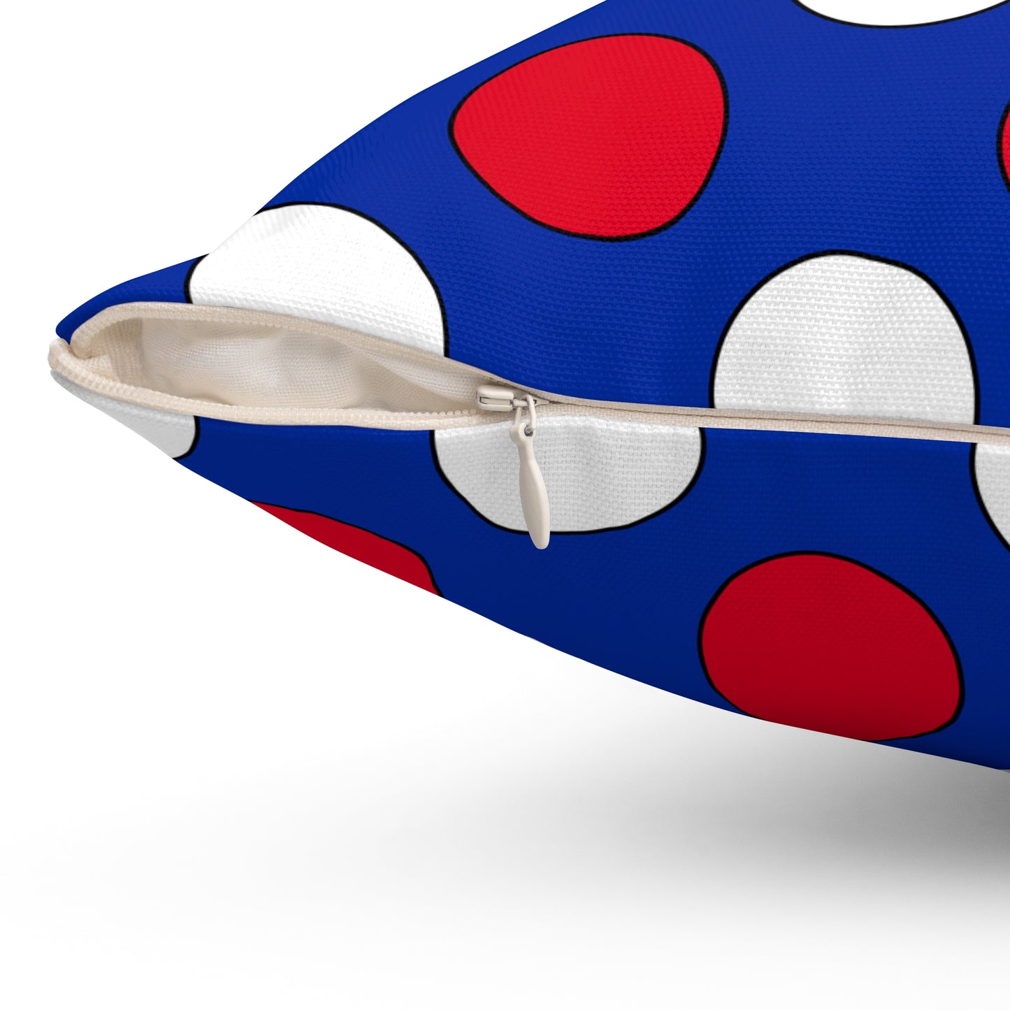 Cambodia Retro Polka Dots Cushion Pillow