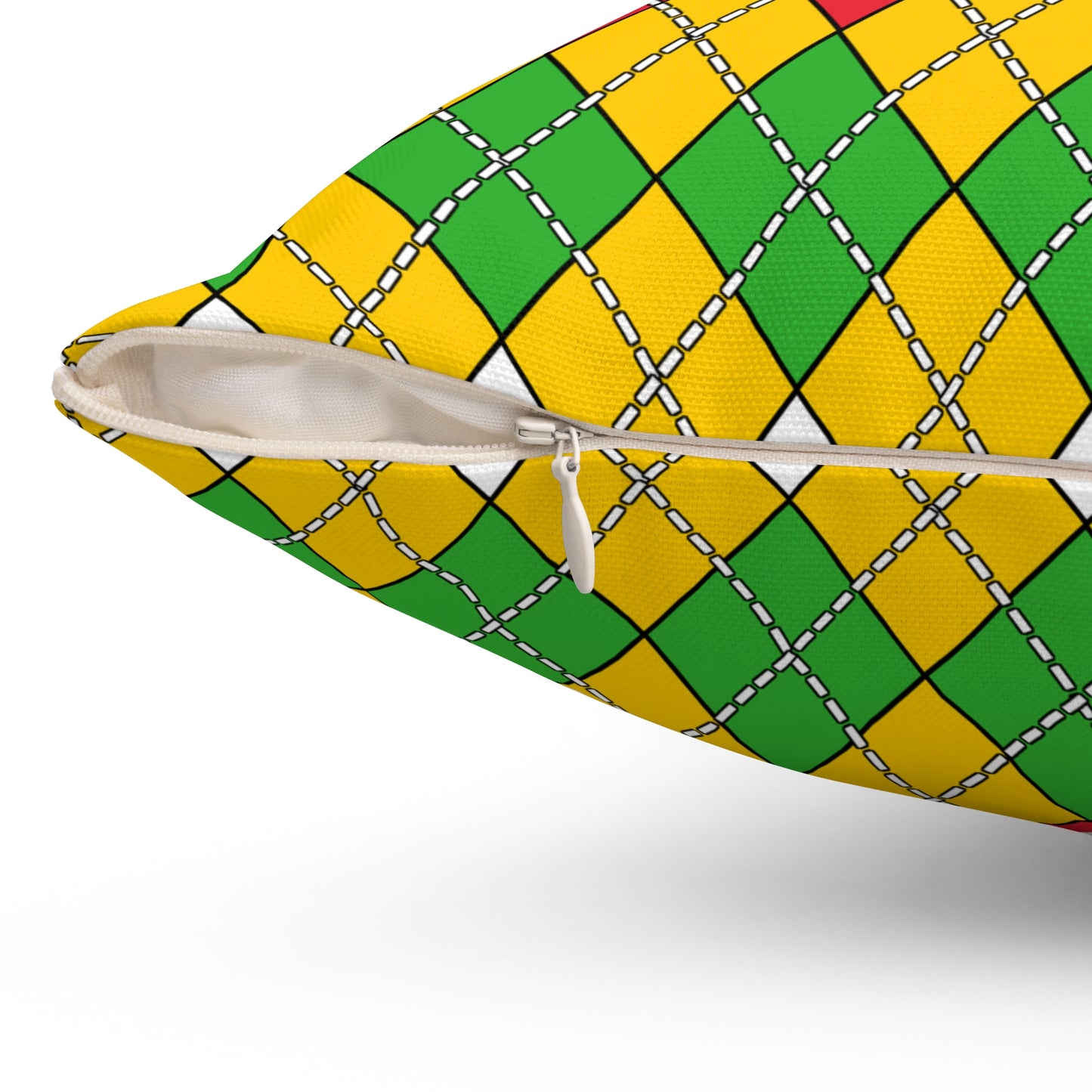 Myanmar Retro Argyle Cushion Pillow