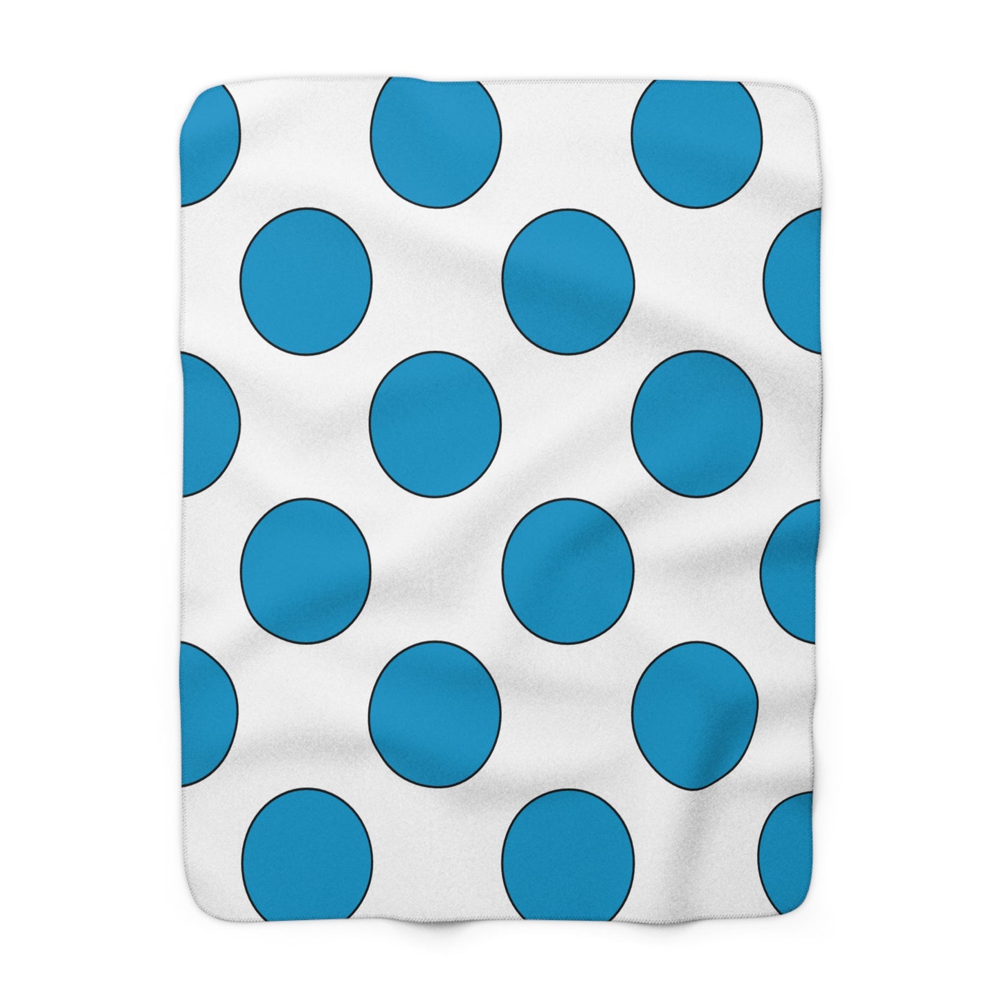 Galicia Retro Polka Dots Blanket Throw