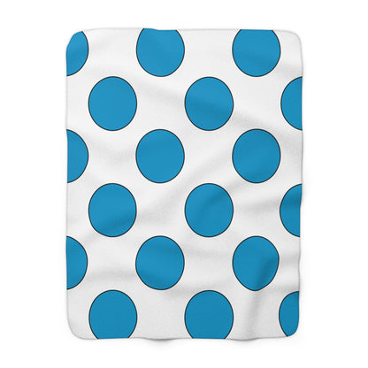 Galicia Retro Polka Dots Blanket Throw