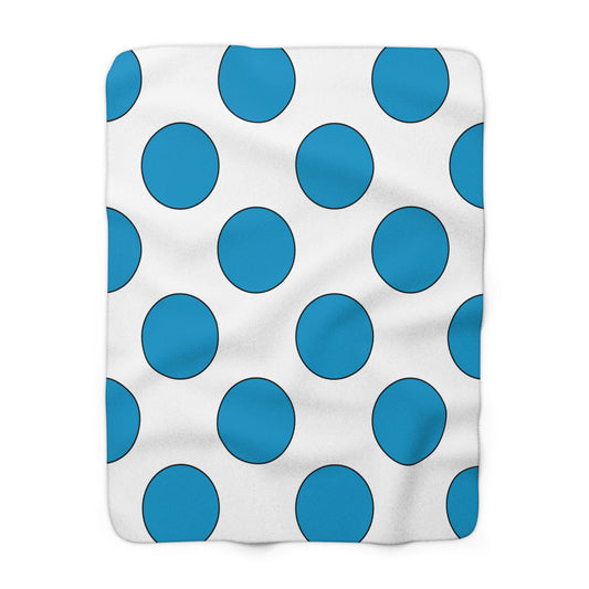 Galicia Retro Polka Dots Blanket Throw