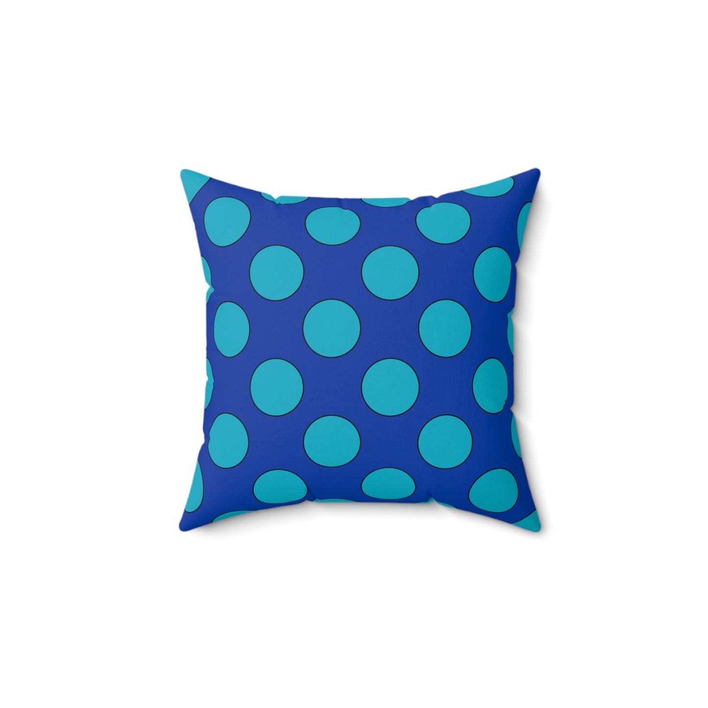Pacific Islands Retro Polka Dots Cushion Pillow