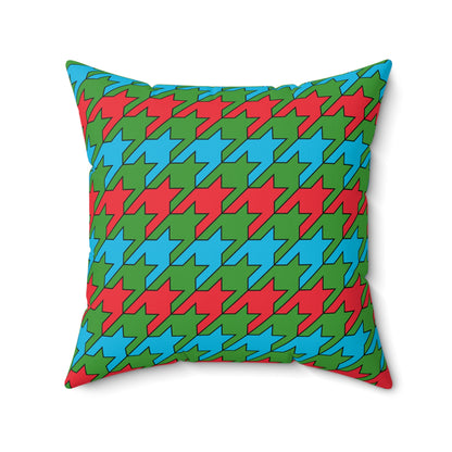 Azerbaijan Retro Houndstooth Cushion Pillow