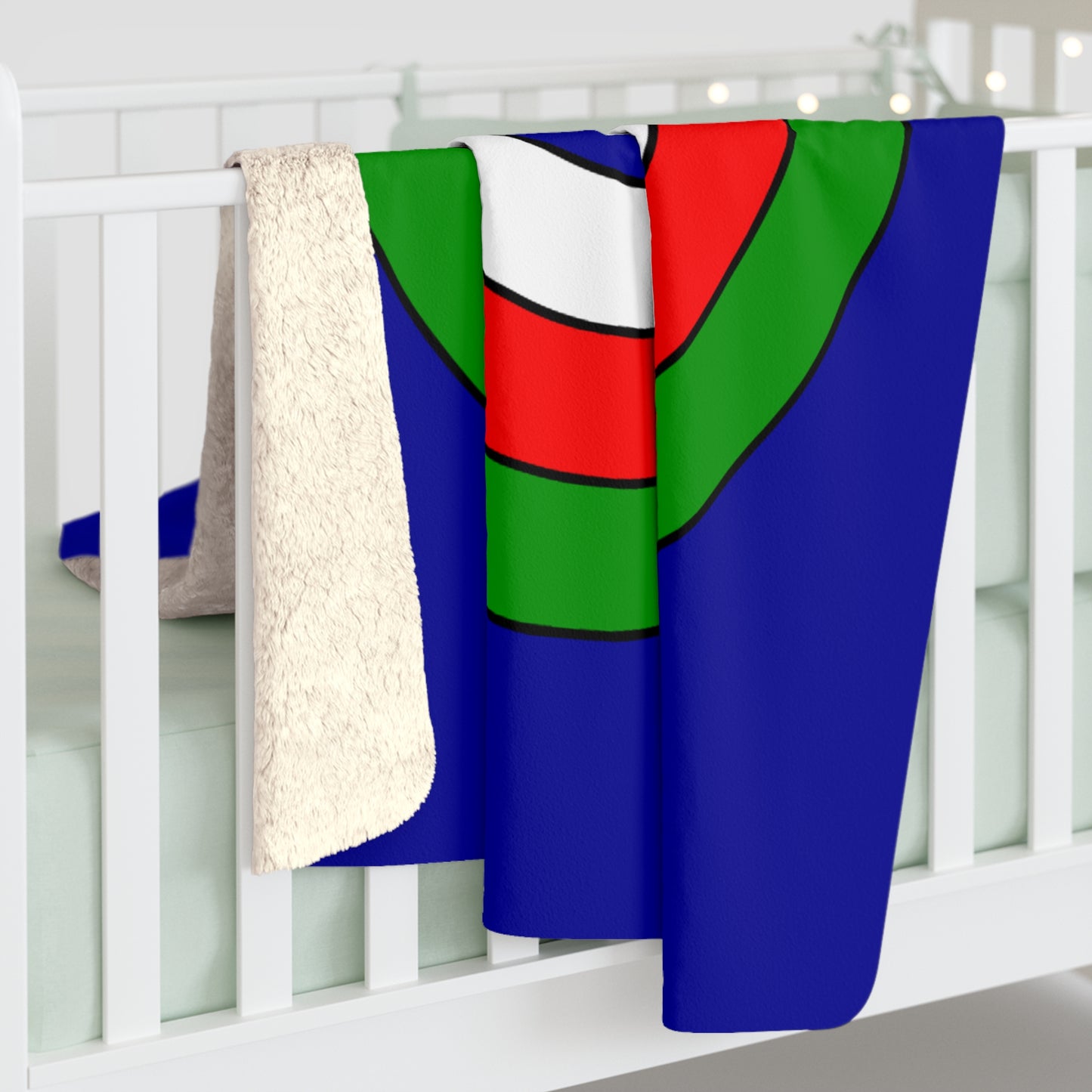 Gambia Retro Target Blanket Throw