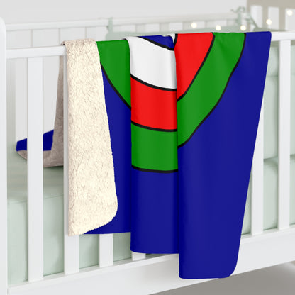 Gambia Retro Target Blanket Throw