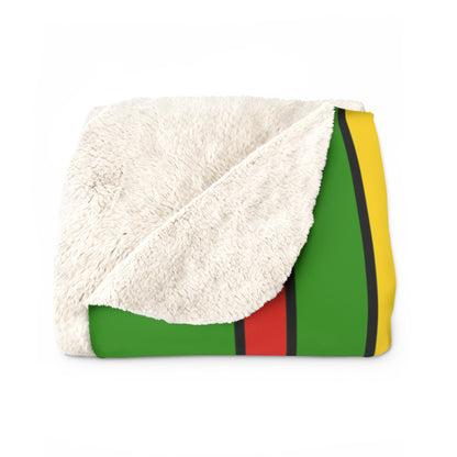 Benin Retro Stripes Blanket Throw