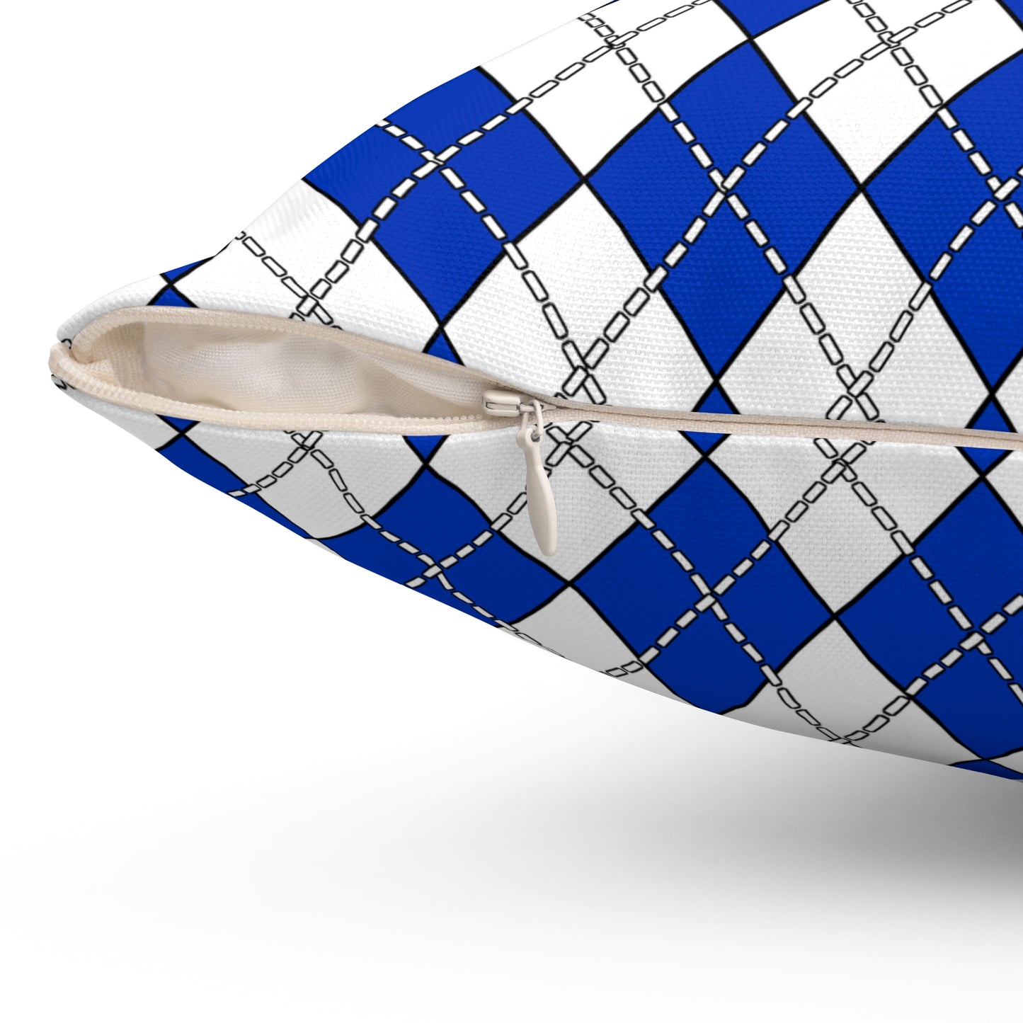 Israel Retro Argyle Cushion Pillow