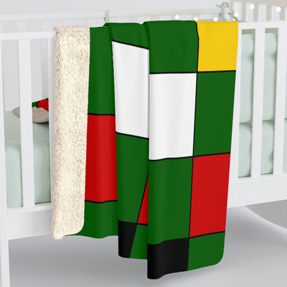 Zimbabwe Retro Check Blanket Throw