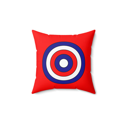 Croatia Retro Target Cushion Pillow
