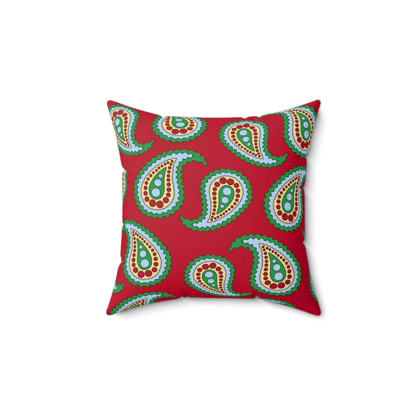 Eritrea Retro Paisley Cushion Pillow